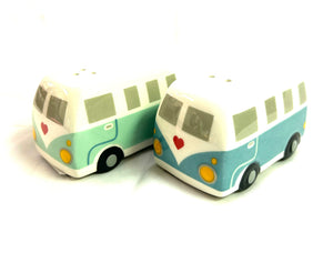 Ceramic Bus Salt and Pepper Shakers - Lighten Up Shop