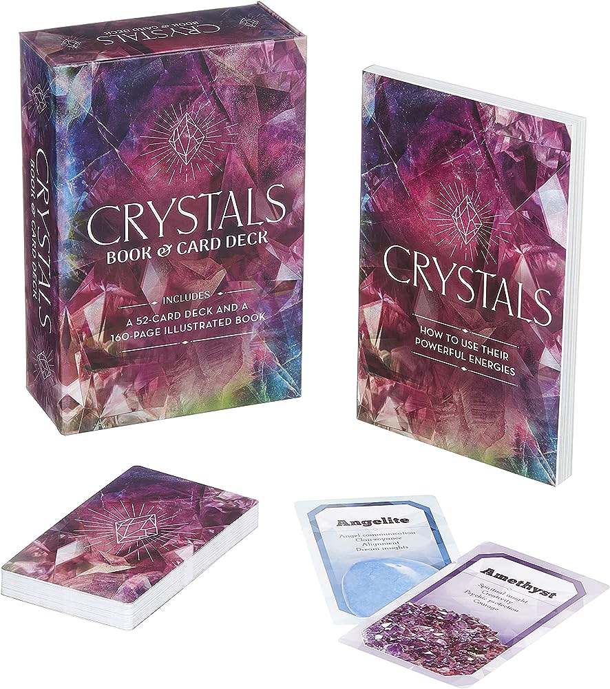 Crystals Book & Card Deck - Lighten Up Shop