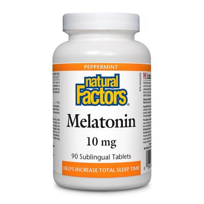 Melatonin 10mg 90 Sublingual Tablets - Lighten Up Shop