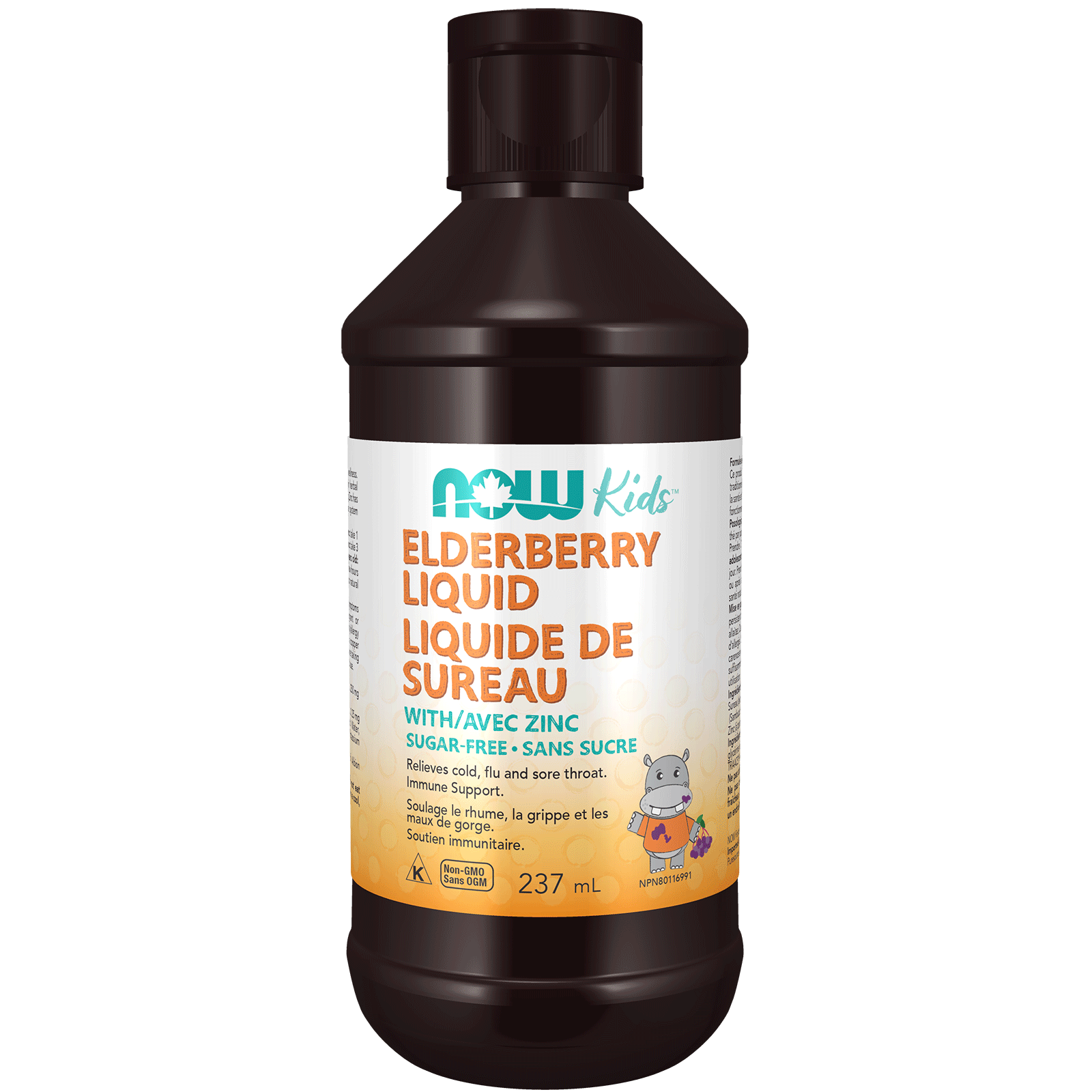 Elderberry Liquid with Zinc for Kids 237ml - Lighten Up Shop