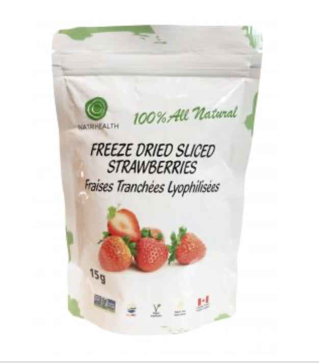 Freeze Dried Slice Strawberries 15g - Lighten Up Shop