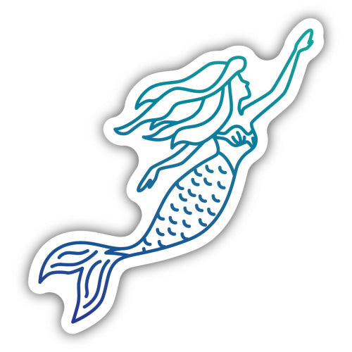 Mermaid Sticker - Lighten Up Shop