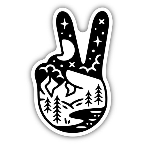 Peace Scene Sticker - Lighten Up Shop