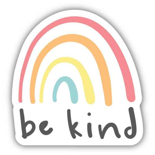 Be Kind Rainbow Sticker - Lighten Up Shop