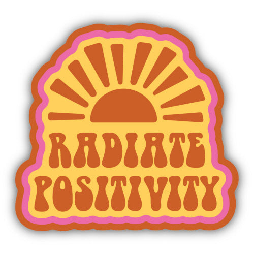 Radiate Positivity Sticker - Lighten Up Shop