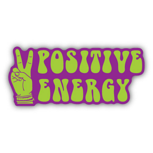 Positive Energy Peace Sticker - Lighten Up Shop