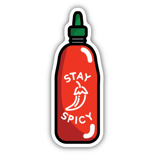 Spicy Sauce Bottle Sticker - Lighten Up Shop