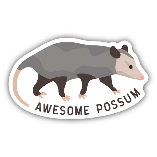 Awesome Possum Sticker - Lighten Up Shop