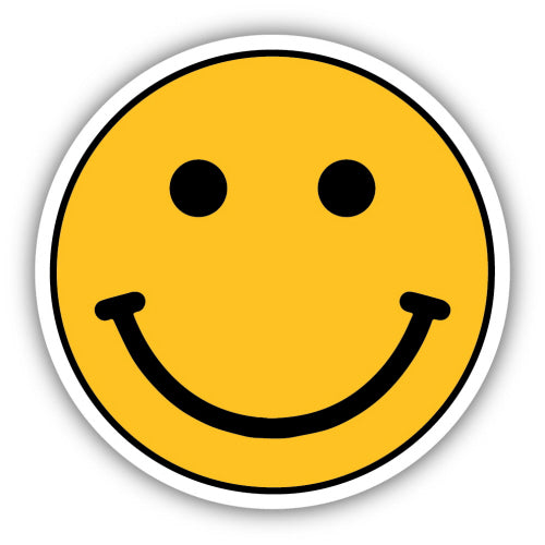 Smiley Sticker - Lighten Up Shop