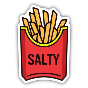 Salty French Fries Sticker - Lighten Up Shop