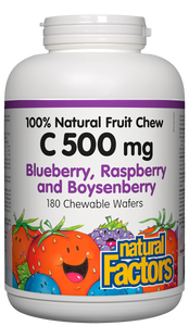 Vitamin C Blueberry, Raspberry, and Boysenberry 180 Chewable - Lighten Up Shop