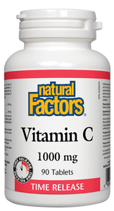 Vitamin C 1000mg 90 tablets Time Release - Lighten Up Shop