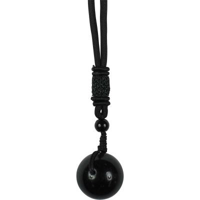 Goldsheen Obsidian Sphere Necklace - Lighten Up Shop