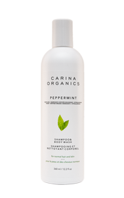 Carina Peppermint Shampoo and Body Wash 360ml - Lighten Up Shop