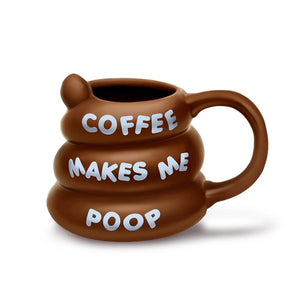 Coffee Makes Me Poop Mug - Lighten Up Shop