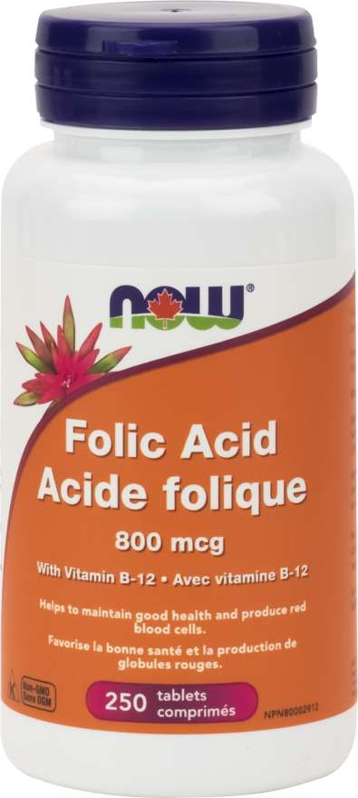 Folic Acid 800mcg 250 tablets - Lighten Up Shop