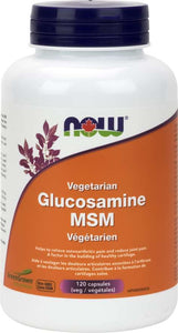 Vegetarian Glucosamine MSM 120 Capsules - Lighten Up Shop
