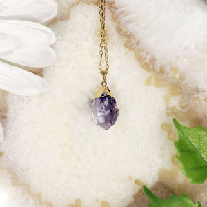 Angel Aura Amethyst Necklace - Lighten Up Shop