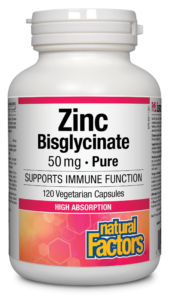 Zinc Bisglycinate 50mg 120 Capsules - Lighten Up Shop