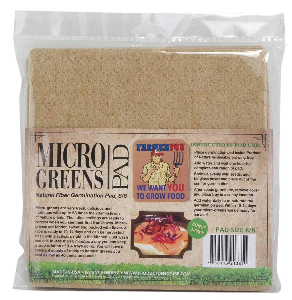 Micro Greens Replacement Pads - 4 Pack - Lighten Up Shop