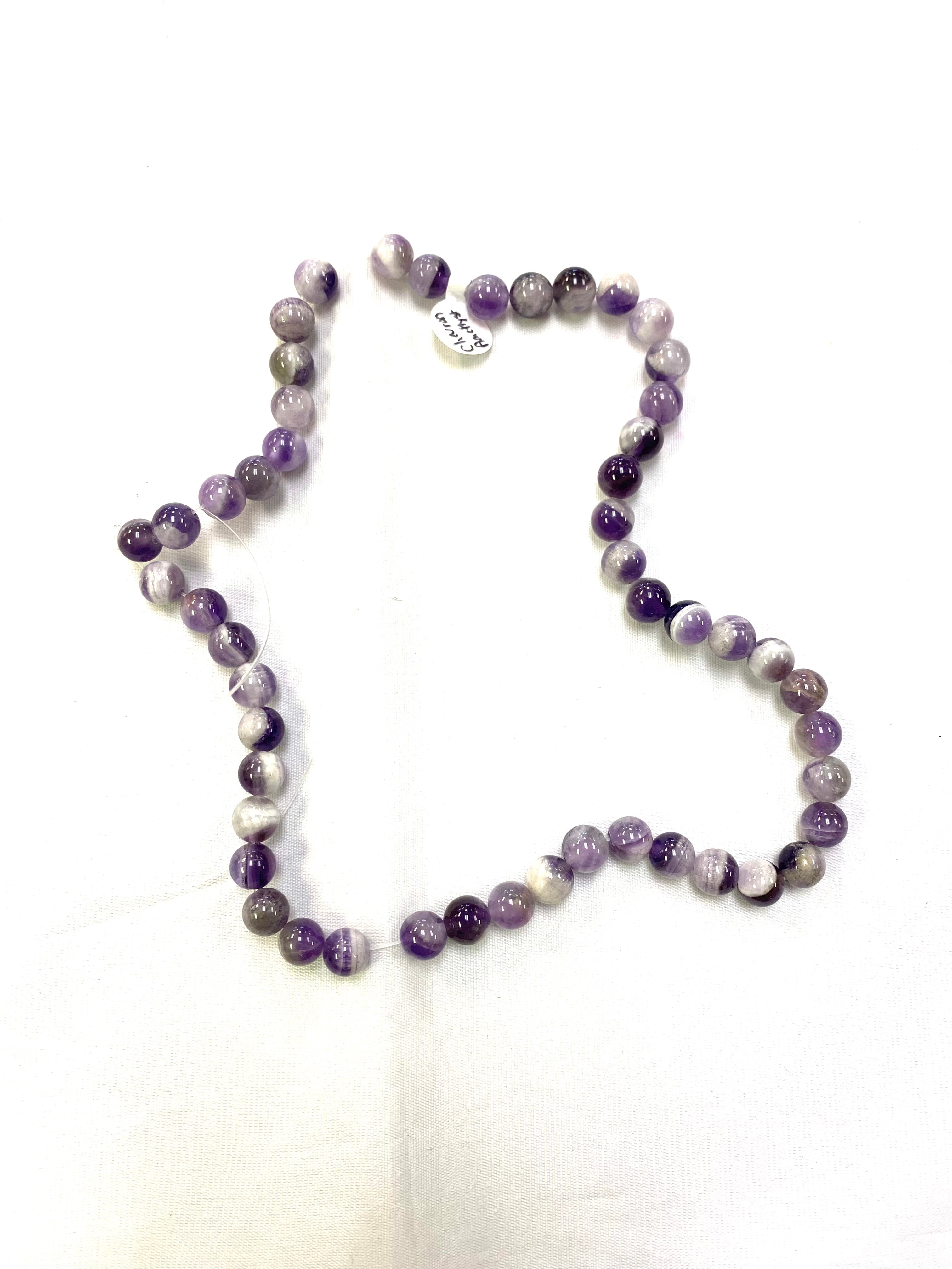 Chevron Amethyst Bead Strand - Lighten Up Shop