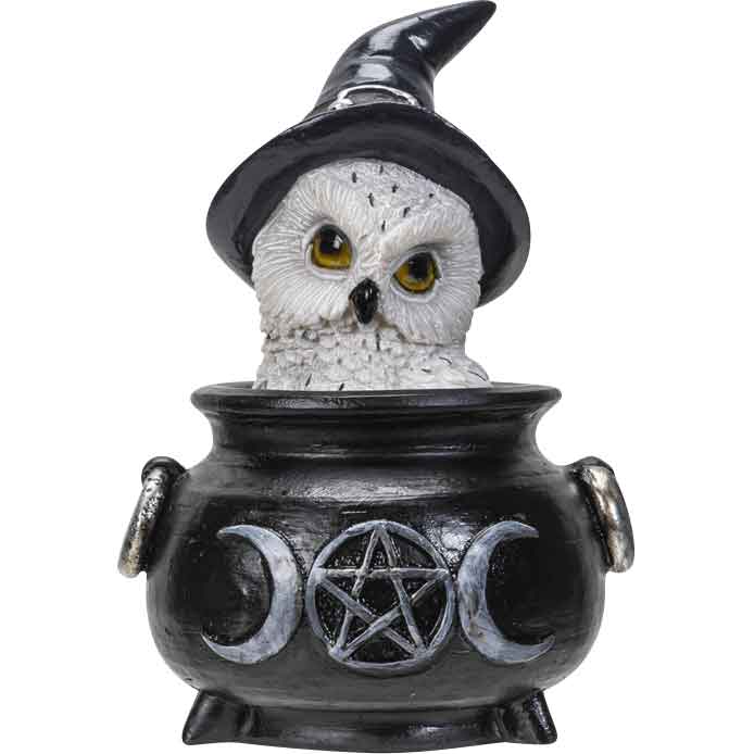 Owl in Cauldron - Lighten Up Shop