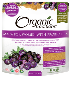 Organic Traditions Maca For Women With Probiotics - Lighten Up Shop