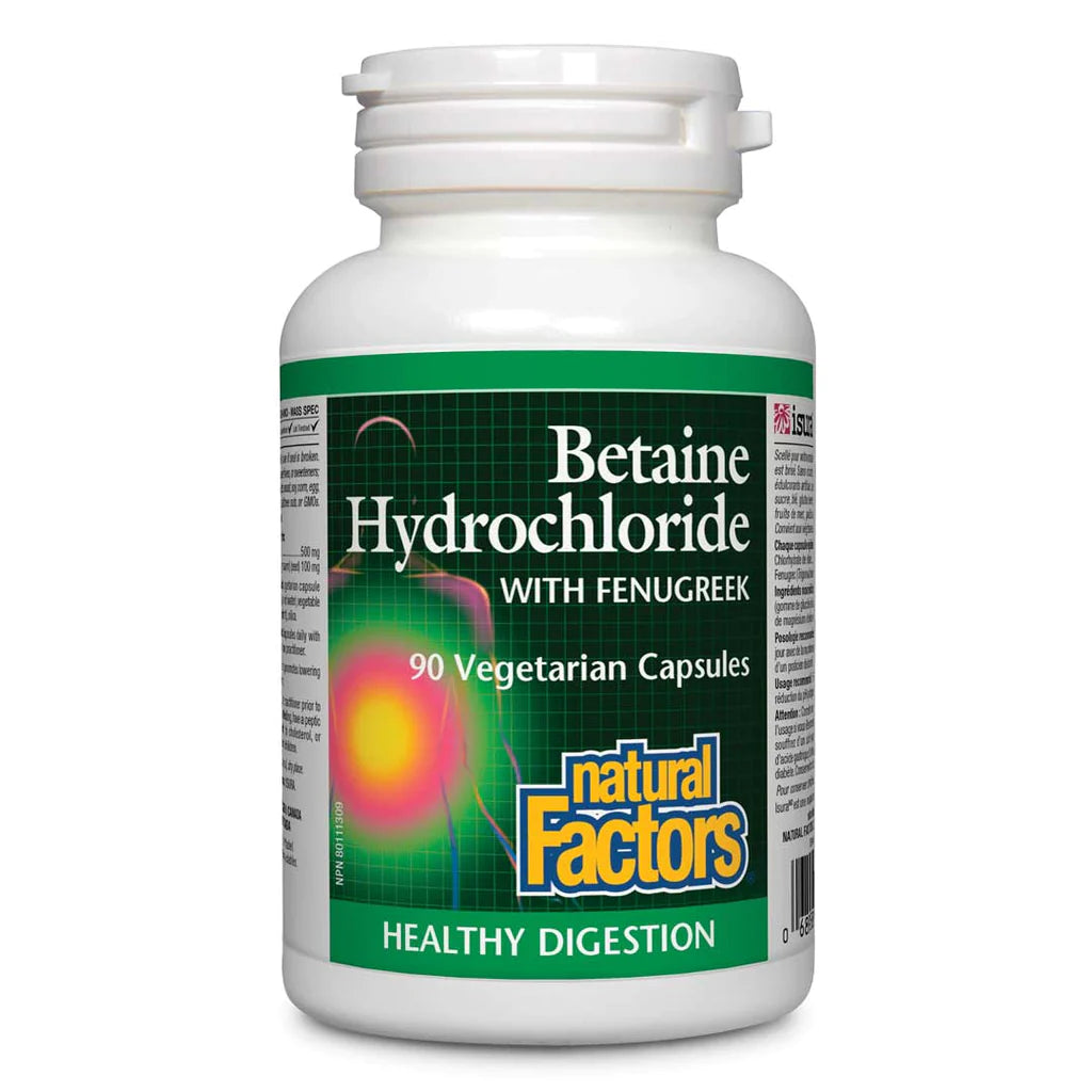 Betaine Hydrochloride with Fenugreek - Lighten Up Shop
