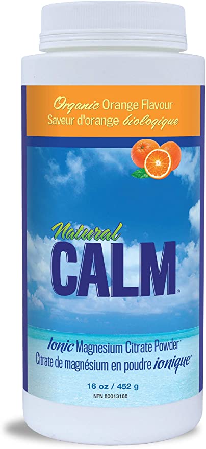 Natural Calm Magnesium Powder 452g (Orange) - Lighten Up Shop