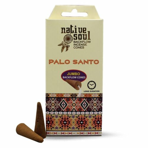 Palo Santo Backflow Incense Cones - Lighten Up Shop