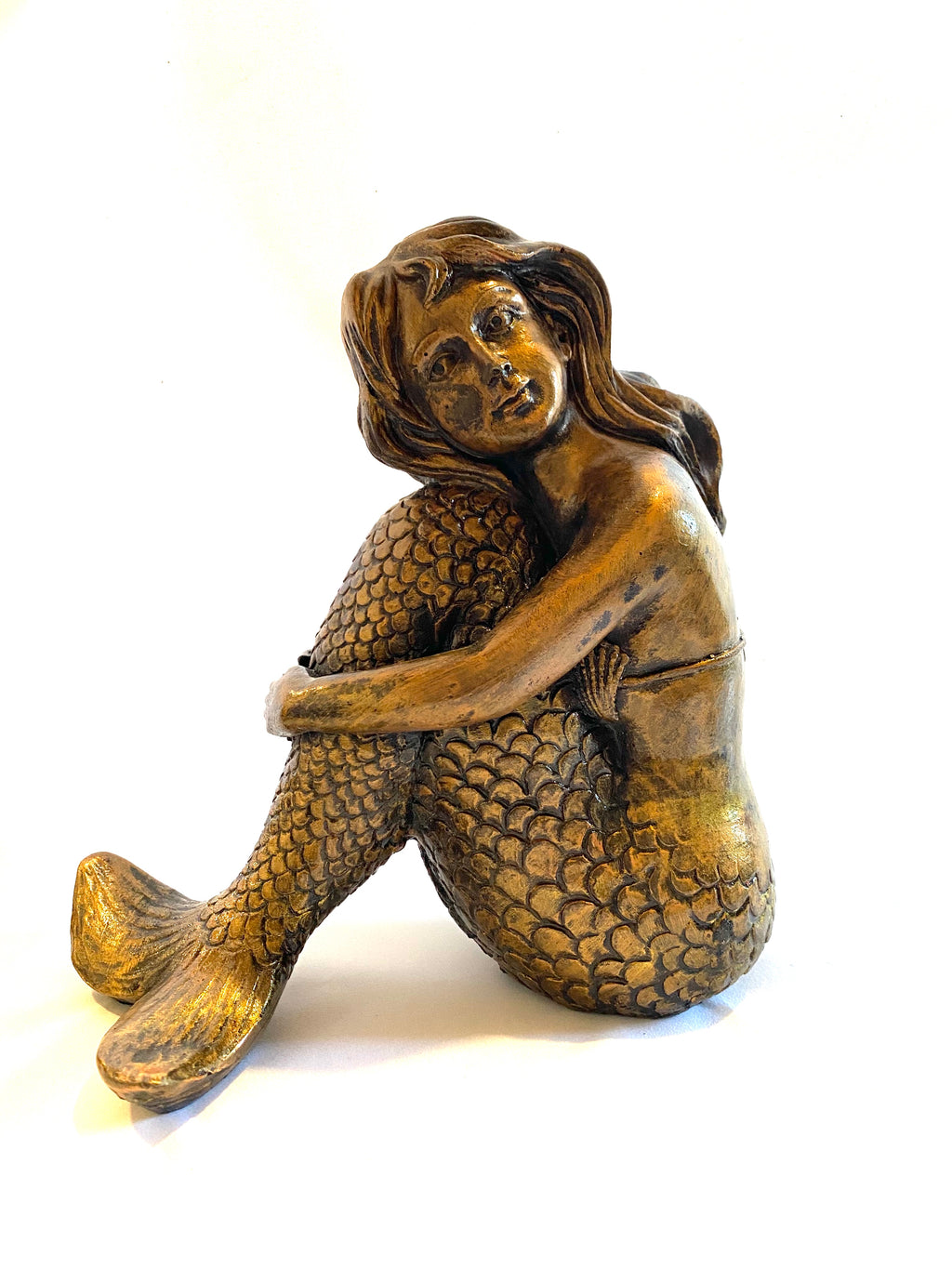 Bronze Mermaid Statue - Lighten Up Shop
