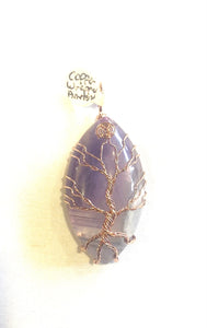 Copper Wrapped Amethyst Pendant - Lighten Up Shop