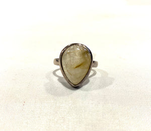 Rutilated Quartz Ring $32 - Lighten Up Shop