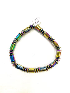 Rainbow Magnetic Bracelet - Lighten Up Shop