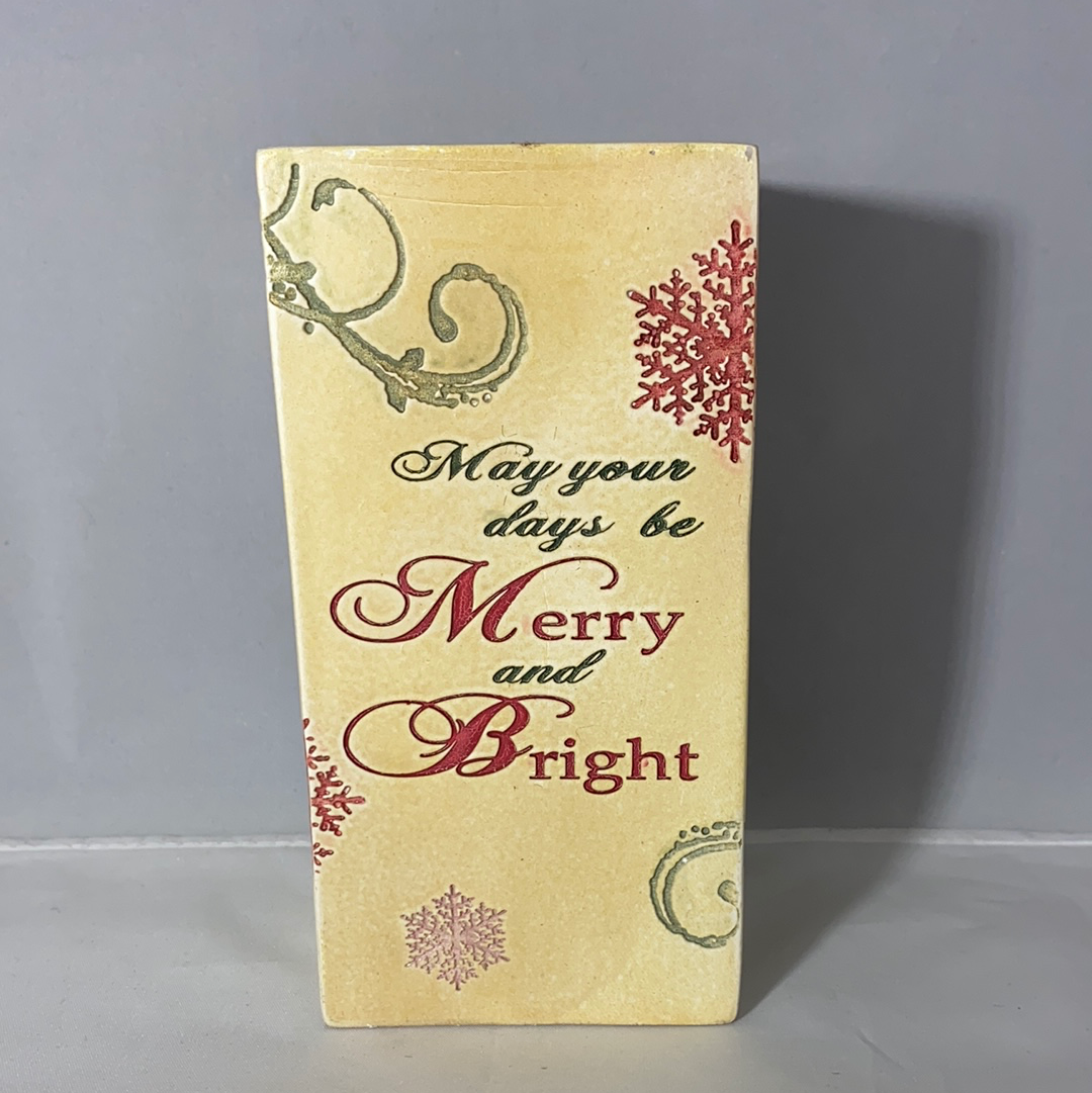 Merry and Bright Candle Holder - Lighten Up Shop