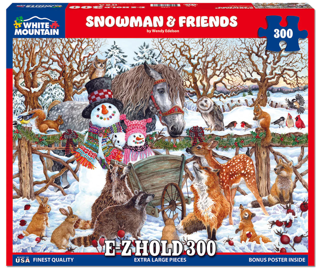 Snowman & Friends Puzzle 300pc - Lighten Up Shop