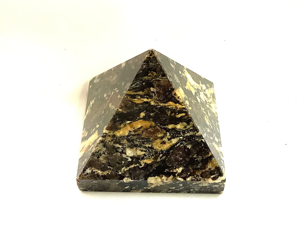 Garnet & Staurolite Pyramid - Lighten Up Shop