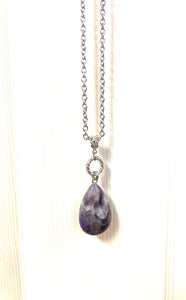 Amethyst Necklace - Lighten Up Shop