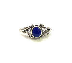 Lapis Lazuli Sterling Silver Ring - Lighten Up Shop