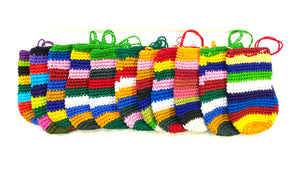 Woven Rainbow Gem Pouch - Lighten Up Shop