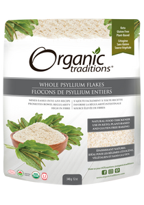 Organic Traditions Whole Psyllium Flakes 340g - Lighten Up Shop