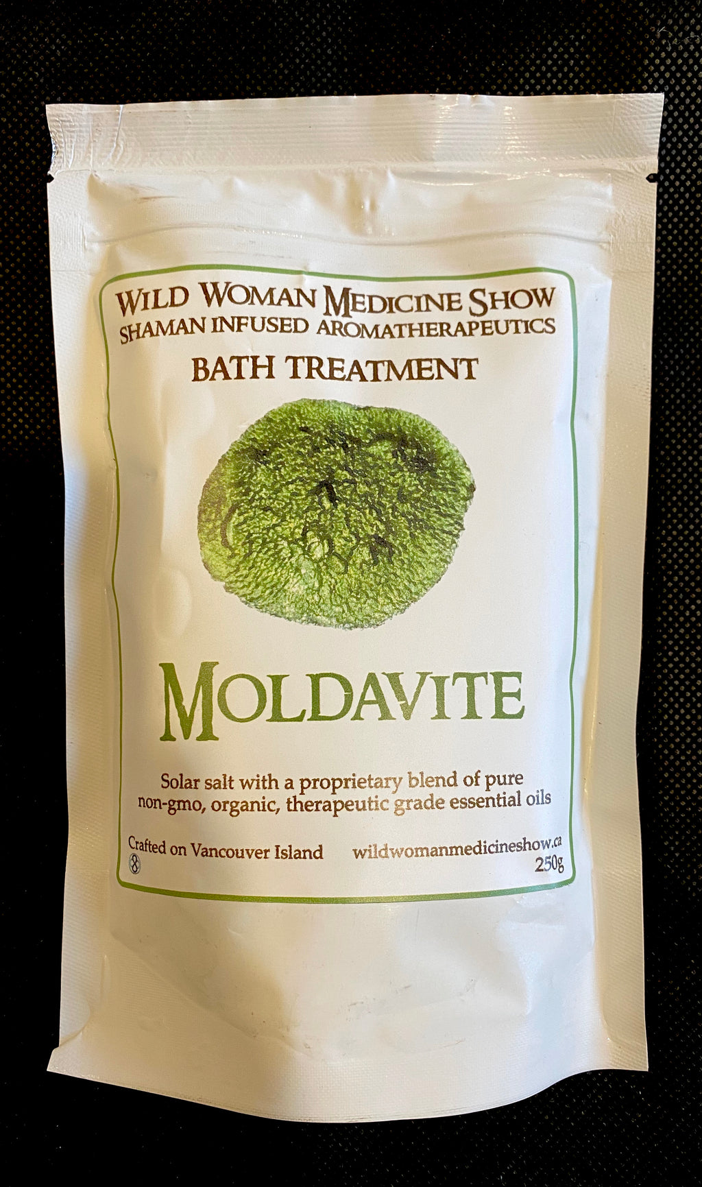 Moldavite Bath Treatment (250g) Wild Woman Medicine Show - Lighten Up Shop