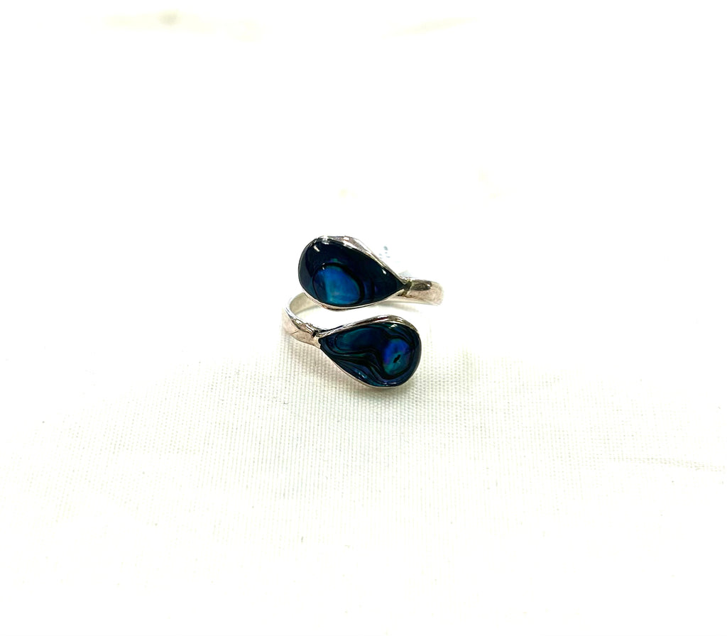 Abalone Ring Blue $20 - Lighten Up Shop