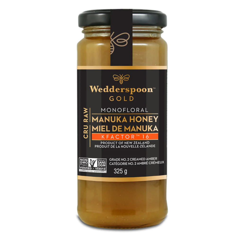 Wedderspoon Gold Manuka Honey KFactor16 - Lighten Up Shop