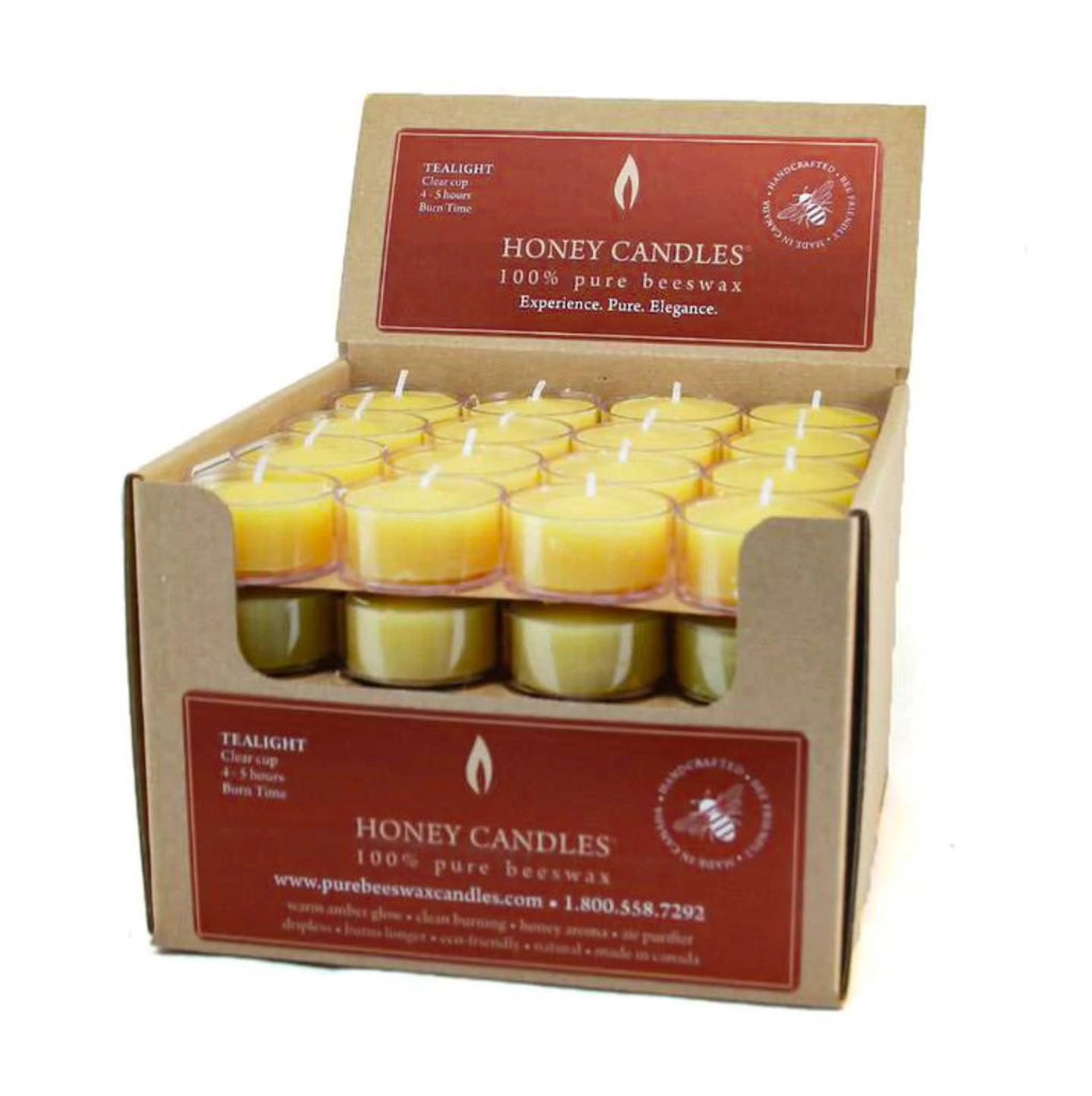 Honey Candles Beeswax Tealight - Lighten Up Shop