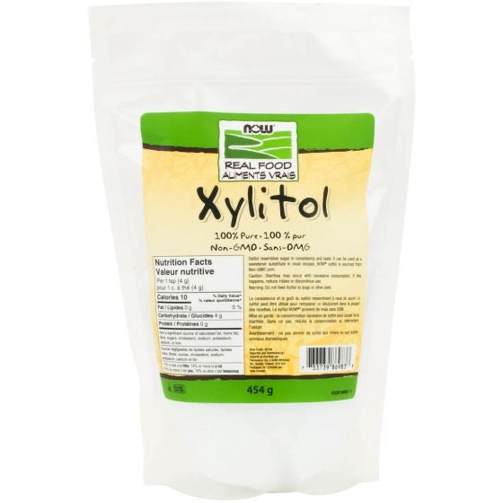 NOW Xylitol Powdered Sweetner 454g - Lighten Up Shop