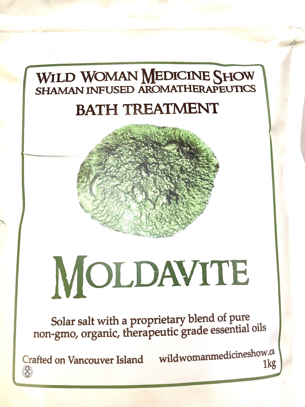 Moldavite Bath Treatment (1kg) Wild Woman Medicine Show - Lighten Up Shop