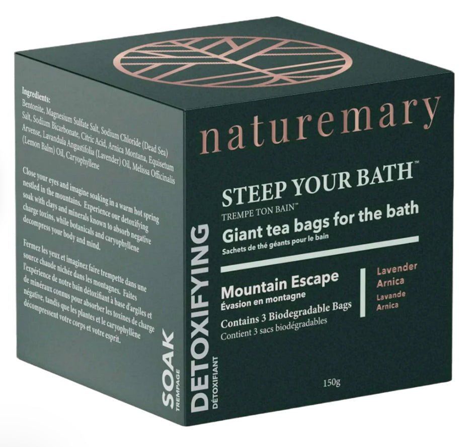 Naturemary Steep Your Bath - Detoxifying (Mountain Escape- Lavender Arnica) - Lighten Up Shop