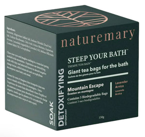Naturemary Steep Your Bath - Detoxifying (Mountain Escape- Lavender Arnica) - Lighten Up Shop