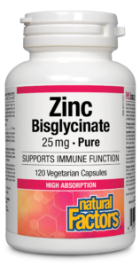 Zinc Bisglycinate 25mg 120 Capsules - Lighten Up Shop